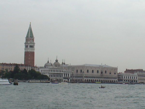 First View of Doge's Palace with St. Mark's in the Background