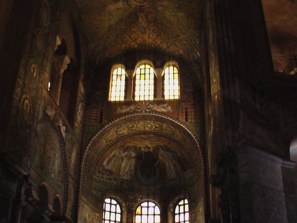 Mosaics Above the Main Altar at St. Vitale