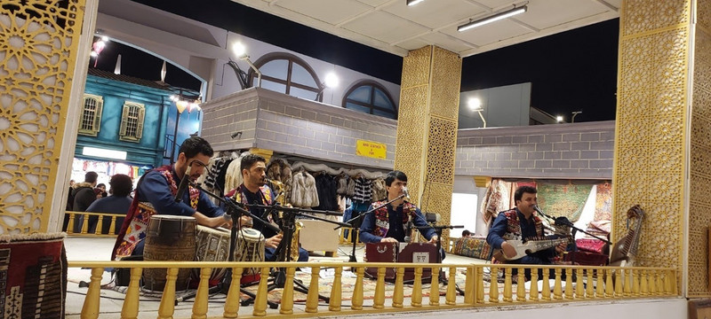 Live music at Afghan pavilion of Global Village