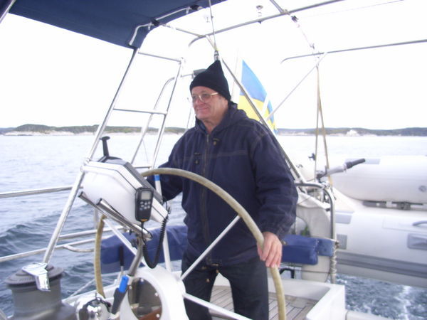Val Stone at the helm