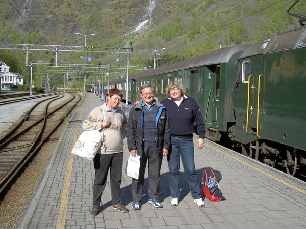 Taking the train in Flaam