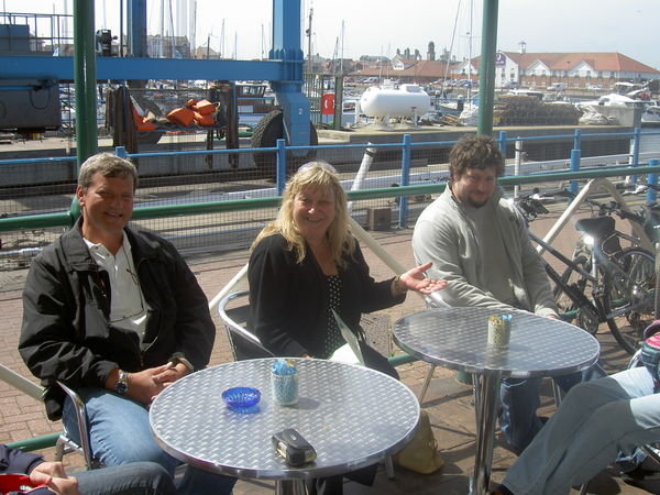 Diane,Tim and Lars in Hartlepool