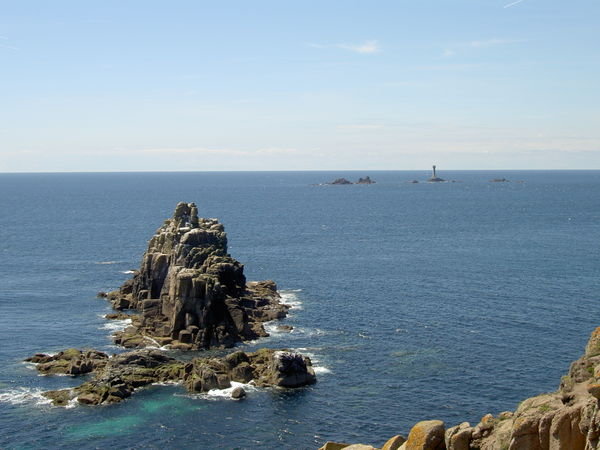 The view from the cliff's at Land's End