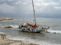 The shipwreck outside Solenzara