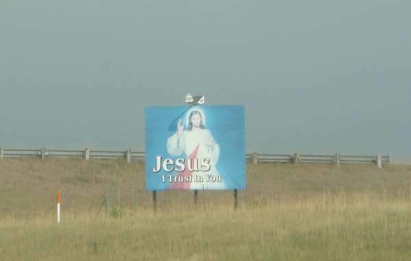All along the highway in Kansas