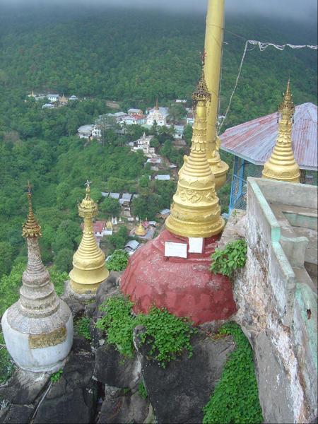 View from Mt. Popa