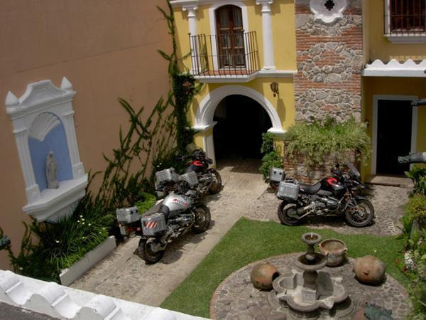 Bikes in the Courtyard -Antigua