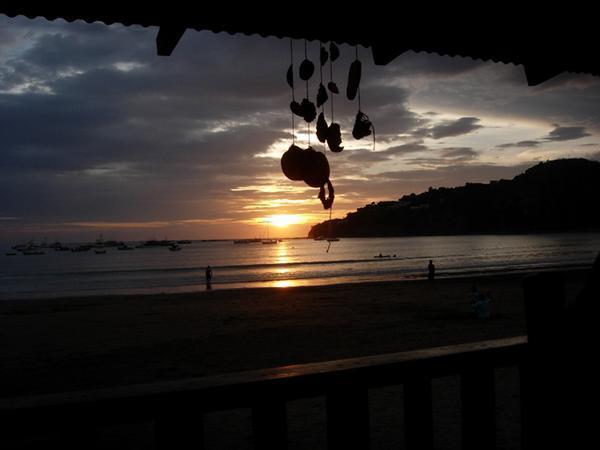 The Famous San Juan del Sur sunset