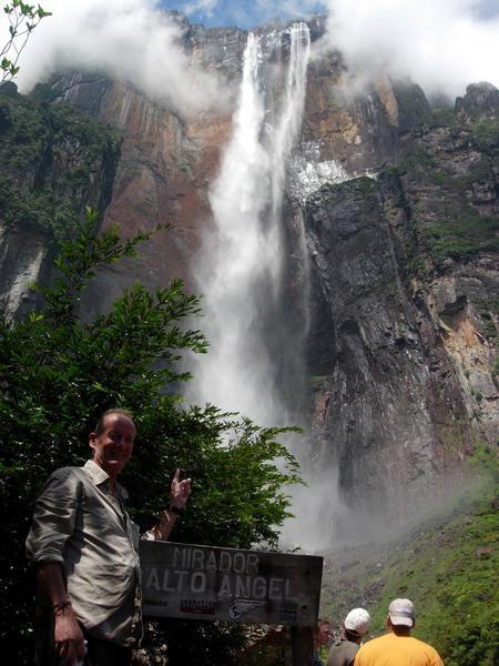 Me at the viewpoint - Angel Falls