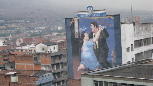 Botero on the cityscape