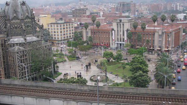 Medellin from the metro