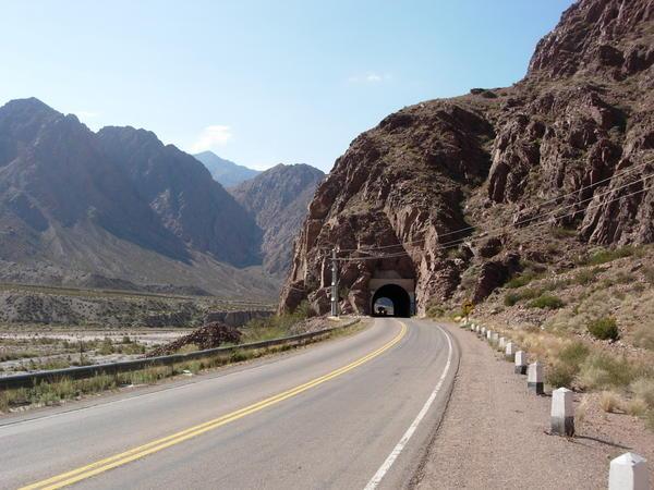 Road to the Frontera Tunnels