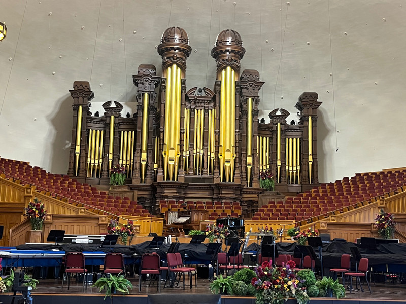 Organ and choir seats