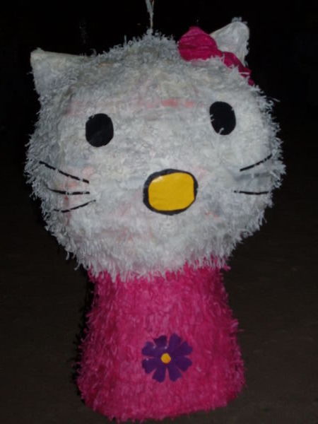 Our "Hello Kitty" Piñata