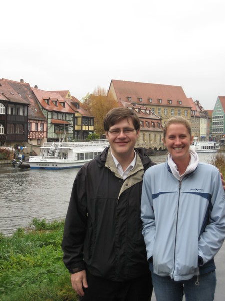 Klaus and I in front of Little Venice