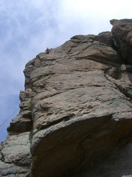 Heather climbing