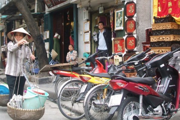 The Streets and Shops of Hanoi