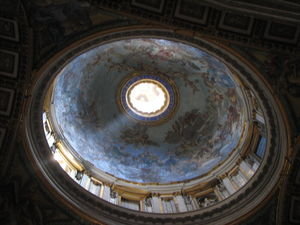 ceiling instide the Vatican