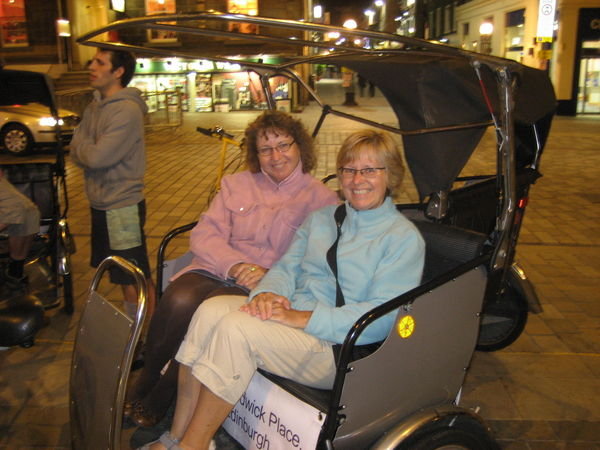 Dianna & Arlene on Rickshaw