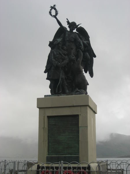 Highland Memorial on way to Glenelg