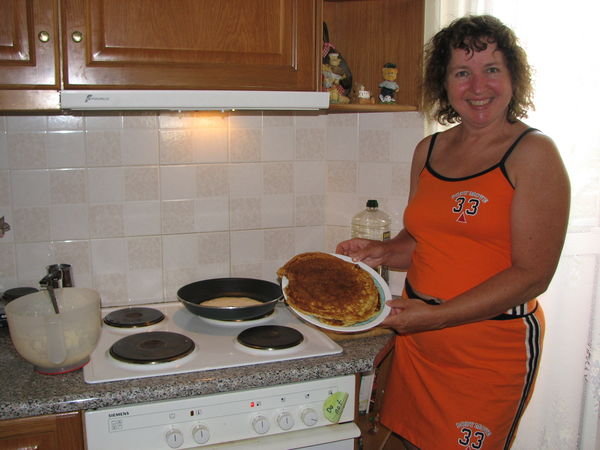 Arlene's big pancakes