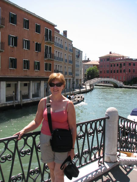 On the Rialto Bridge - Venice, Italy