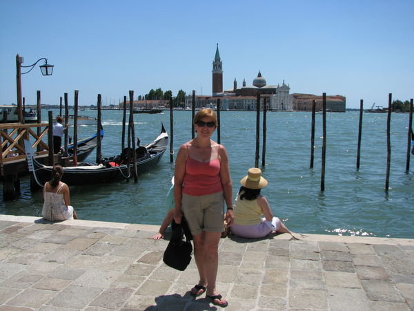 Again in Venice along waterway