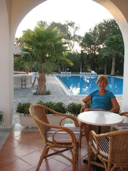 At our Hotel in Kos