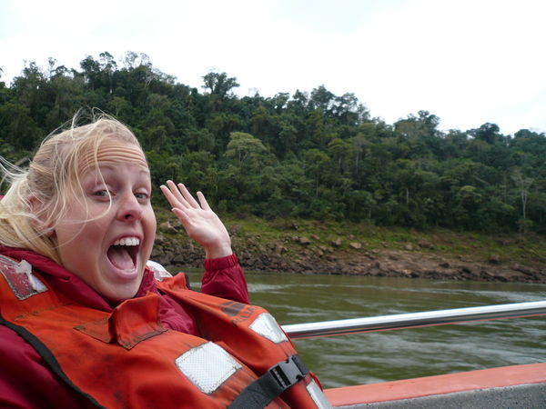 speeding to Iguazu Falls