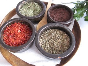 spices to add to food on table