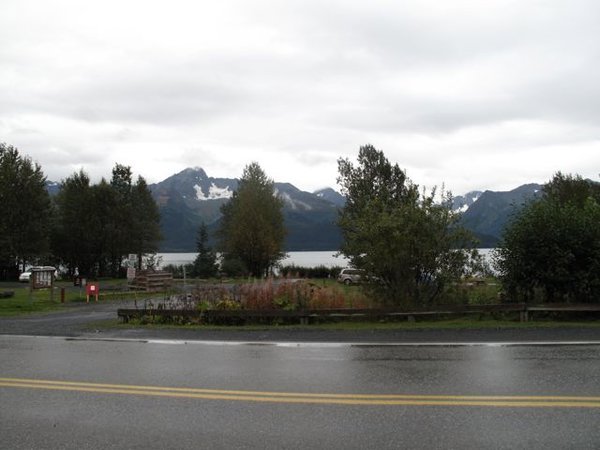 The view from Seward Bayfront Cottage