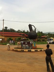 coffee monument in Jimma