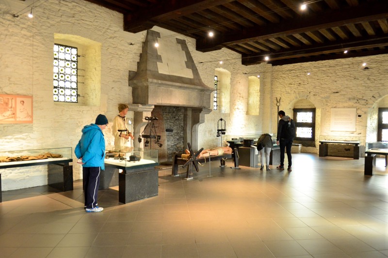 Torture museum inside the castle 