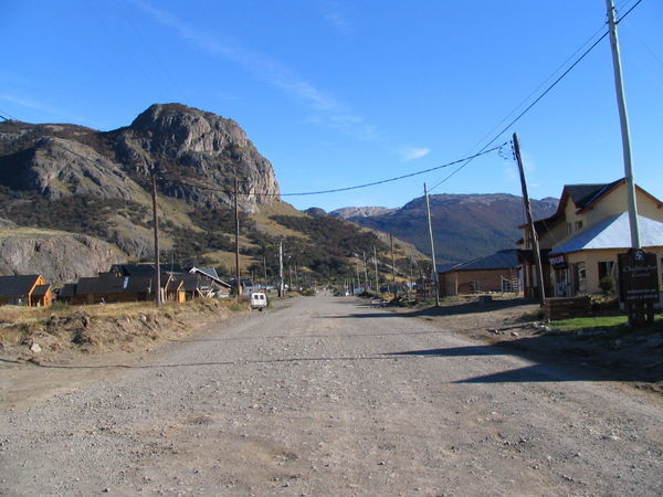 The main drag in the town 