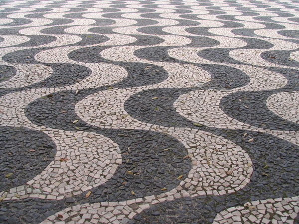 Psychedelic paving