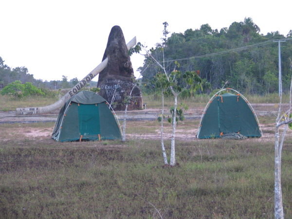 Camping at the equator