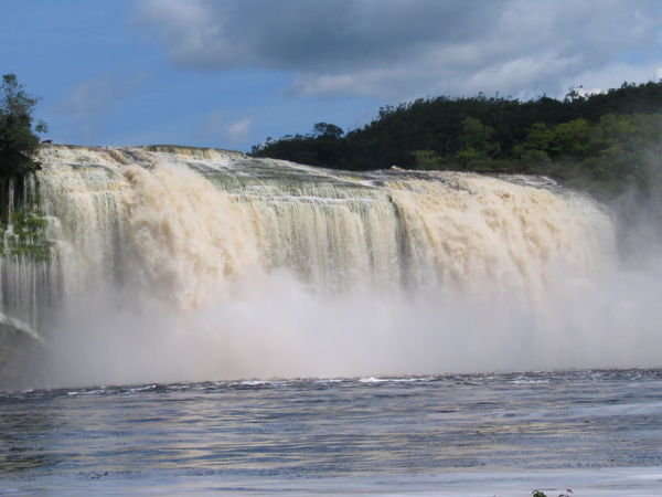 The waterfall next to Canaima