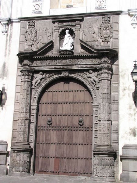 A beautiful church door