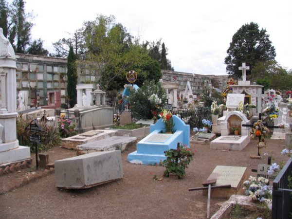 The cemetery that supplies the mummy museum