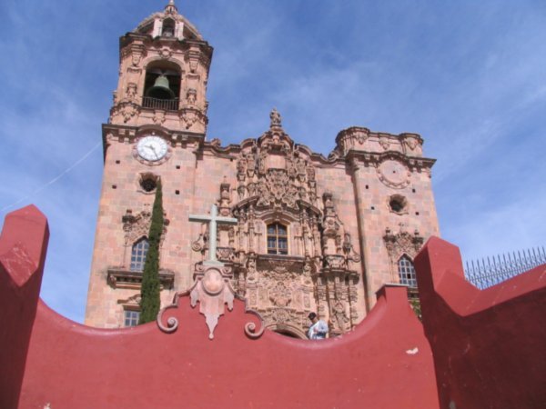 The church at Valenciana 