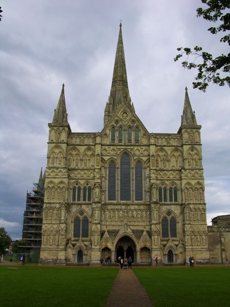 Salisbury Cathedral front portal