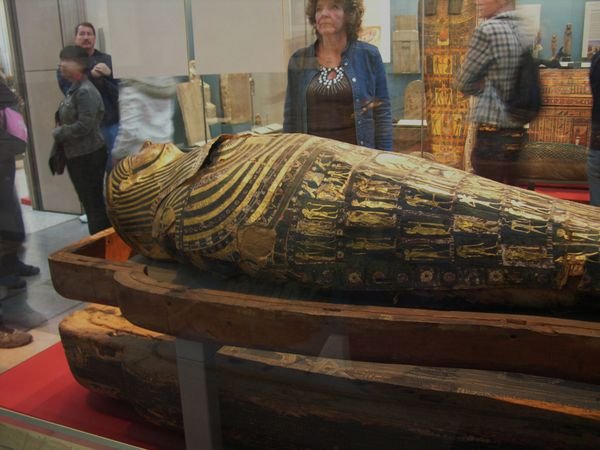 Gold and Black Coffin
