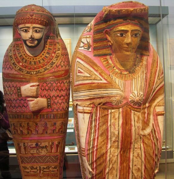 Two Mummy cases