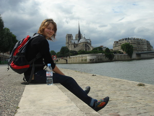 Emz Chillaxing at Notre Dame