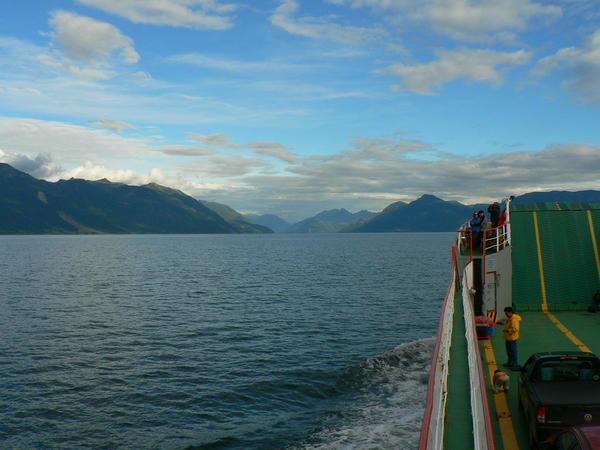 Ferry naar Patagonia