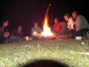 Campfire in Nat. Park Chiloe