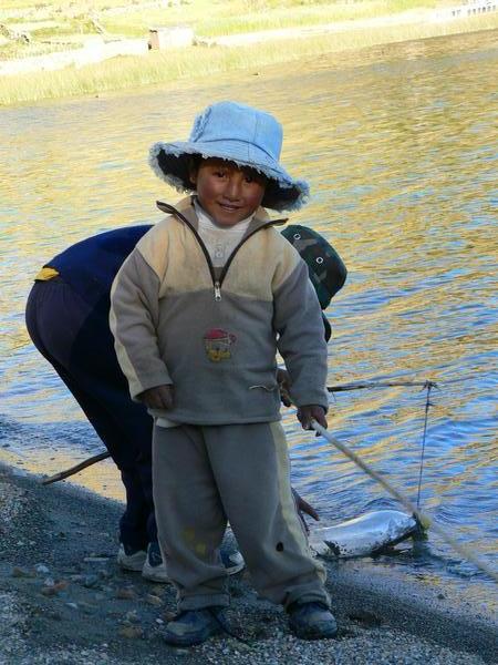 Local, young fisherman