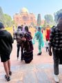 Humayans tomb, basically red Taj Mahal