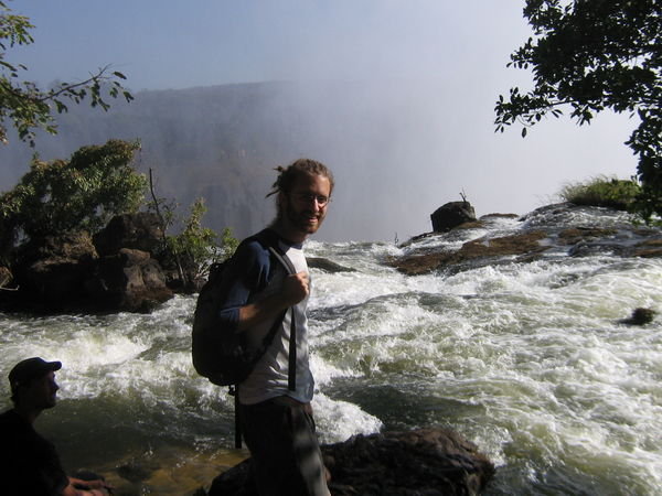 Me on Vic falls, from Zambia side