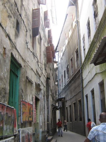 Narrow streets of Stonetown, Zanzibar